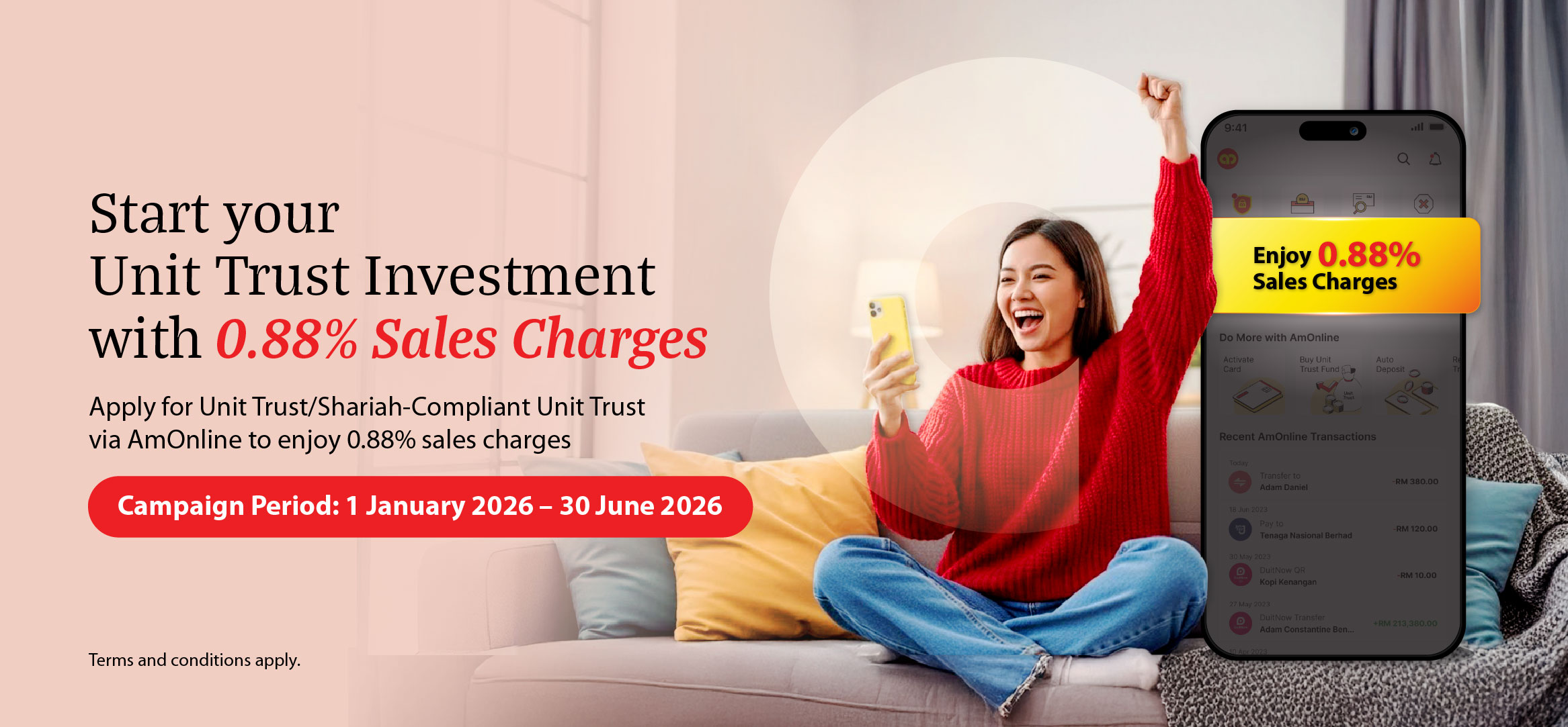 Unit Trust Preferential Landing Page