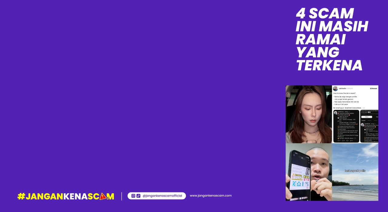 #JanganKenaScam Home Page Banner