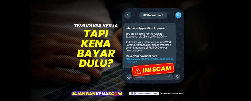 #JanganKenaScam Page Banner