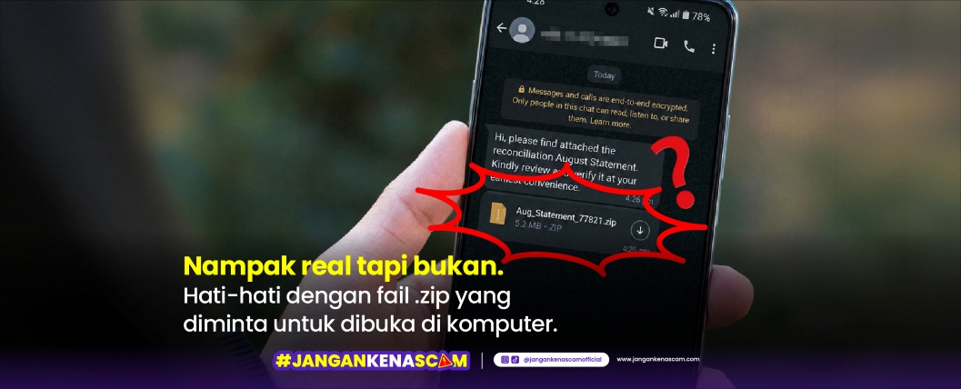 #JanganKenaScam Page Banner